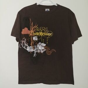Vintage Sheryl Crow Wildflower Concert T-Shirt Size Medium Brown